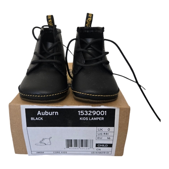 Doc Martens Auburn Newborn Leather Booties - Picture 2 of 4